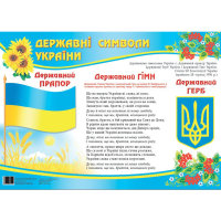 Плакат Державні символи України