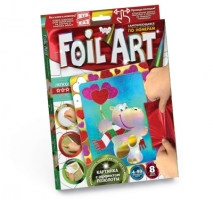 Набір креатівної творчості "Foil Art", Danko Toys, Far-01-02 Бегемотик
