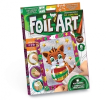 Набір креатівної творчості "Foil Art", Danko Toys, Far-01-09 Тигреня