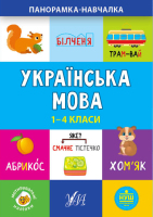 Панорамка-навчалка  Українська мова 1-4 класи