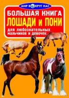 Большая книга Лошади и пони для любознательных мальчиков и девочек.