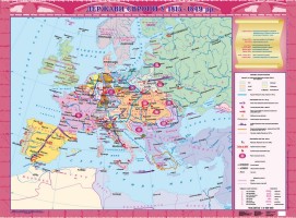 Карта "Держави Європи у 1815 р."