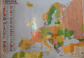 Европа політична карта