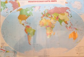 Политическая карта Мира 1 :35 000 000