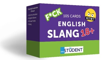 Картки  для вивчення  АНГЛІЙСЬКИХ СЛІВ   English Slang   18+ 105 cards