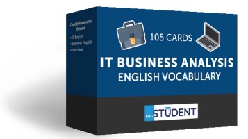 Картки для вивчення  АНГЛІЙСЬКИХ СЛІВ IT BUSINESS ANALYSIS  English vocabulary 105 cards