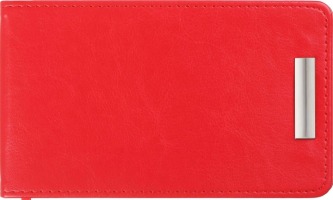Щоденник датований 2024 кишеньковий Salerno червоний штучна шкіра BM.2903-05