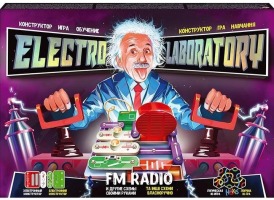 Гра настільна Електронний конструктор "Electro Laboratory. FM Radio" ELab-01-01 Електролабораторія  Конструктор