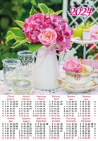 Календар 2024 рік А2 Квіти в вазе