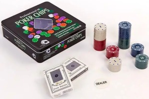 Набір Poker Game Set 100 ps у металевій коробці