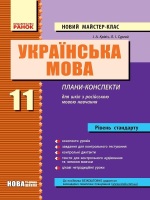 Новий майстер-клас Плани-конспекти 11 клас  для російських шкіл  Рівень стандарту