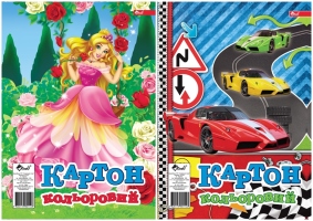 Картон кольоровий УП-21  А4 8 аркушів