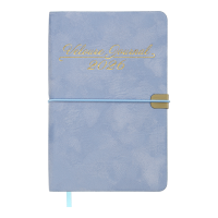Щоденник датований Buromax Velour на 2026 рік А6 Блакитний BM.2512-14