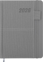 Щоденник датований 2026 Buromax Forever зі штучної шкіри, А5, 336,Сірий, BM.21108-09
