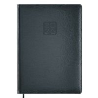 Щоденник датований А4 BuroMax Bravo 144 аркушів кремовий блок зелений BM.2750-04