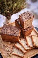 Хліб Пшеничний Зерновий на заквасці, з насінням гарбуза, соняшниками та льоном.