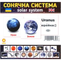 Картки  міні  Сонячна система 110х110 мм