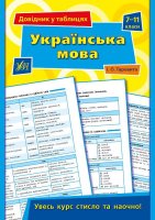 Українська мова   7-11 класи Довідник у таблицях