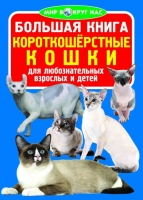 Большая книга Короткошерстные кошки  для любознательных мальчиков и девочек