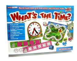 Гра в питання   What "s  the  time ? - настільна гра для вивчення англіської мови