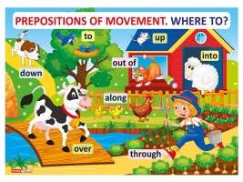 Англійска мова.Прийменники руху Prepositions of  movement. Where to?