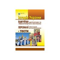 2020 Історія України Пам'ятки, персоналії+тести