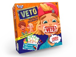 Veto Слова-запреты Игра для компании 112 карточек