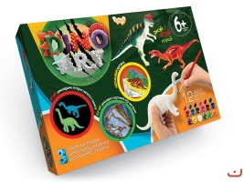 Роспись 3Д моделей динозавров