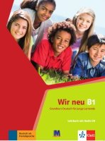 "WIR neu В1 Grundkurs Deutsch fur junge Lernende Lehrbuch mit Audio-CD  Підручник"Курс для вивчення німецької мови для молоді"