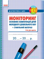 Моніторинг основних компетенцій дітей молодшого дошкільного віку +стімульний матеріал  4-й рік життя