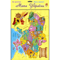 Мапа України на магніті Пазл
