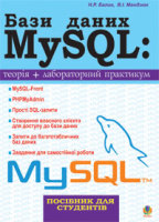 Інформатика Посібник для студентів Бази даних MySQL; теорія + лабораторний практикум