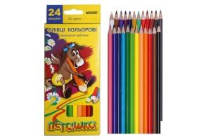 Карандаши Marco 24 цвета  диаметр грифиля 2,9 мм ПЕГАШКА 1010-24