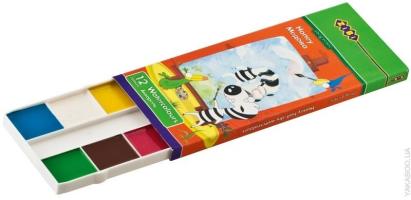 Краски акварель 12 цветов  ZB6501 б/к