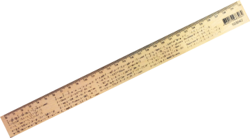 Линейка дерев.Физика