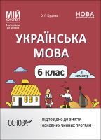 Мій конспект Українська мова 6 клас 1 семестр