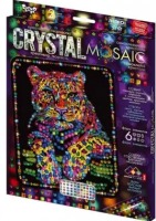 Мозаїка з кольорових кристалів: CRYSTAL MOSAIC Леопард CRM-02-03