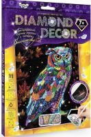 Набір креатівної творчості "Diamond Dekor", Danko Toys, DD-01-09 Діамантова Сова