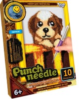 Набір креатівної творчості "Punch needler" Килимова вишивка, Danko Toys, PN-01-04  Цуценя