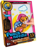 Набір креатівної творчості "Punch needler" Килимова вишивка, Danko Toys, PN-01-09 Мишка