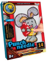 Набір креатівної творчості "Punch needler" Килимова вишивка, Danko Toys, PN-01-10 Зайка